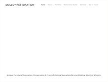 Tablet Screenshot of molloyrestoration.com